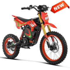 HappyRun  Electric Dirt Bike with Mid-Drive for Teens & Adults