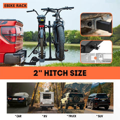 Electric Bike Rack Foldable Platform Mount