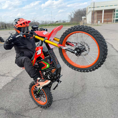 HappyRun  Electric Dirt Bike with Mid-Drive for Teens & Adults