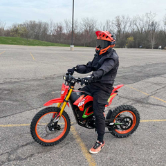 HappyRun  Electric Dirt Bike with Mid-Drive for Teens & Adults