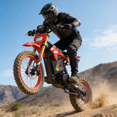 HappyRun  Electric Dirt Bike with Mid-Drive for Teens & Adults