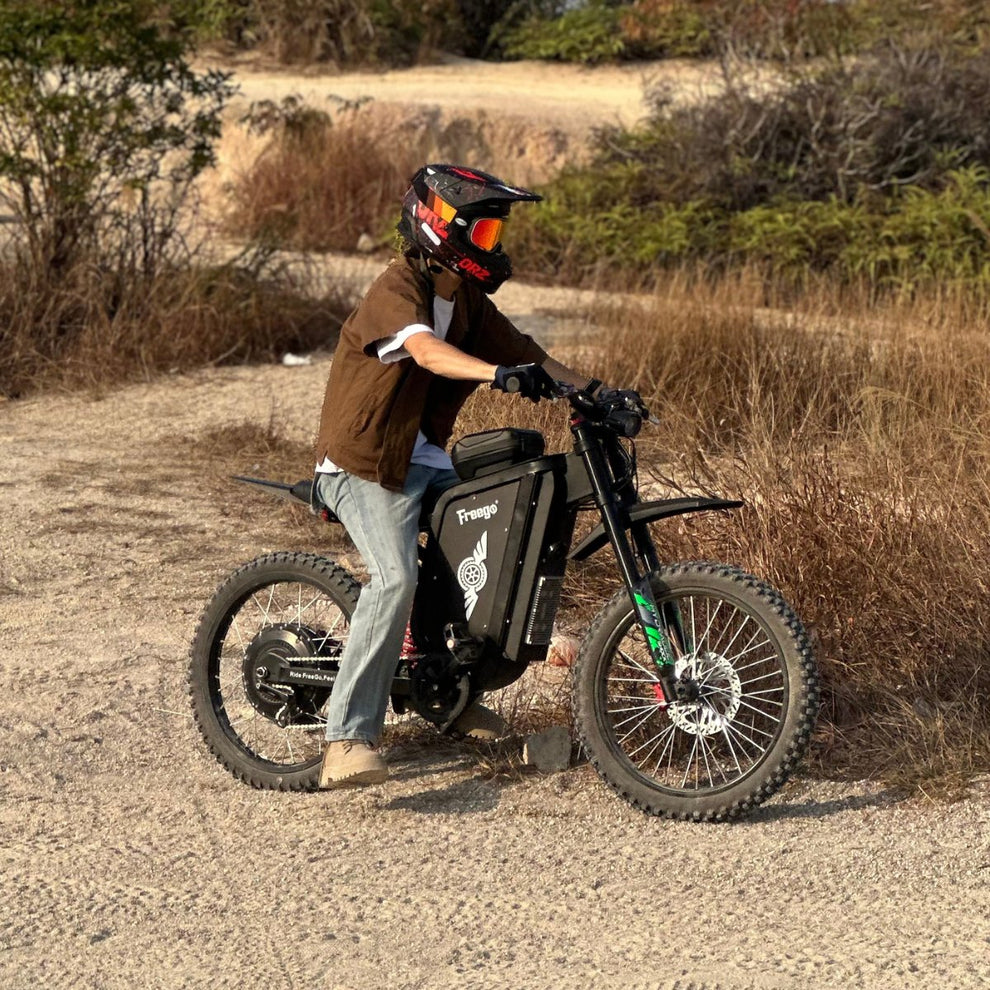 electric dirt bike with pedals Freego X3 All-Terrain Electric Dirt Bike with Pedals – EVDirtBikes