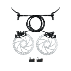 Freego eBike Hydraulic Disc Brake Set (Lever + Caliper + Disc + 2 Pads)