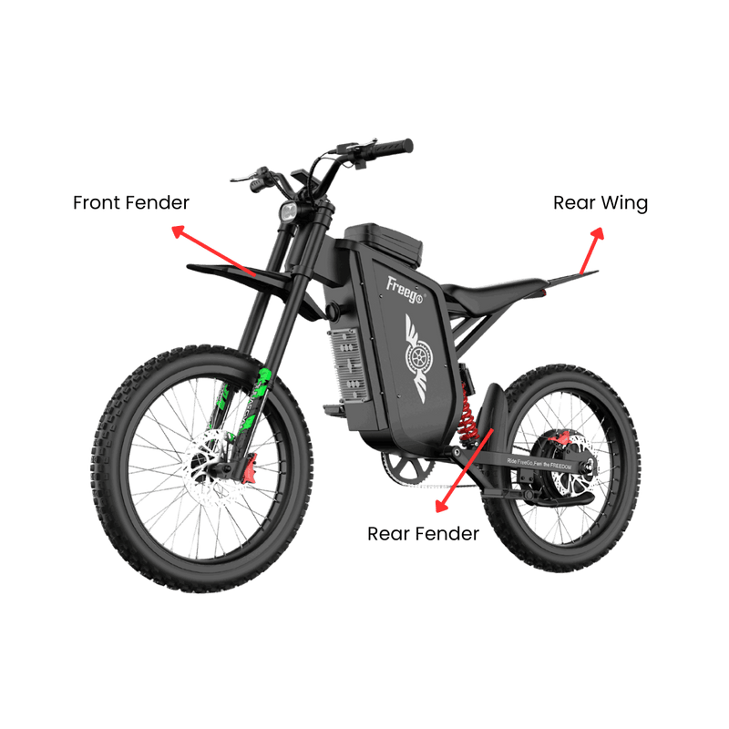 Freego X3 Fender & Rear Wing